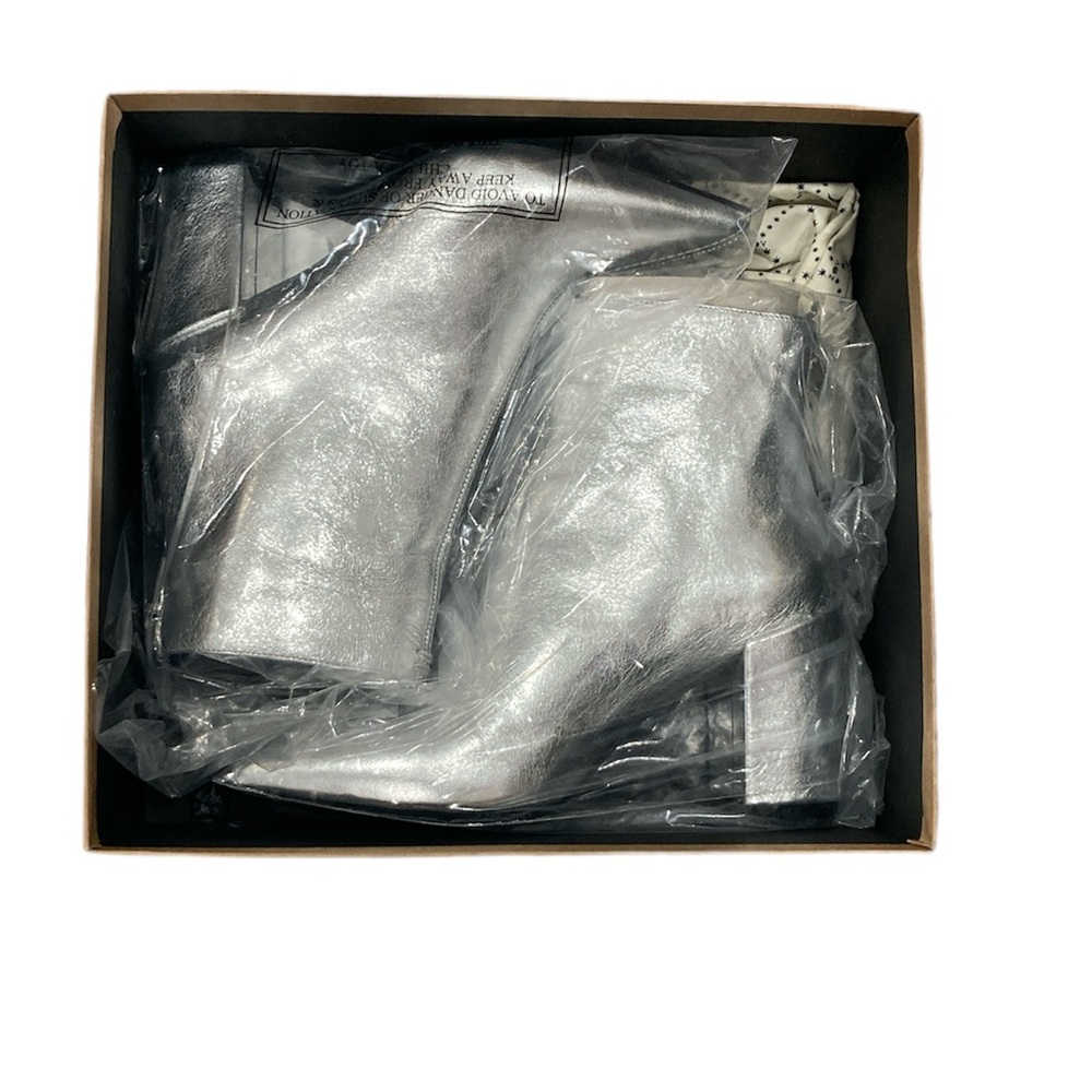 ZADIG AND VOLTAIRE GLIMMER SILVER BOOT - Picture 4 of 7
